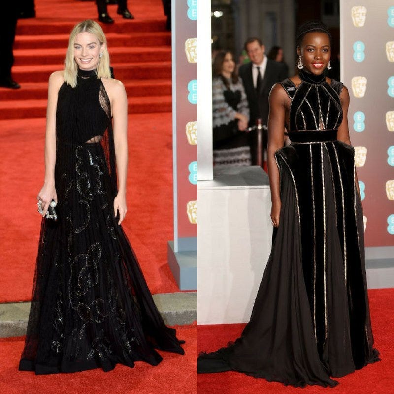 bafta 2018 red carpet