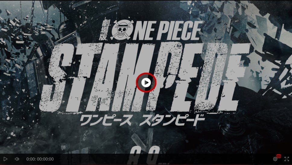 One Piece Stempede Medium