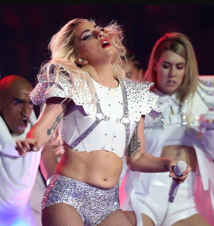 Why I refused to talk about Lady Gaga's stomach at the Super Bowl | by  Kirsty Jordan | Medium