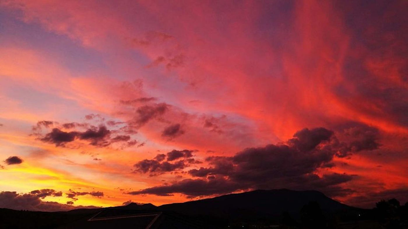 A sunrise