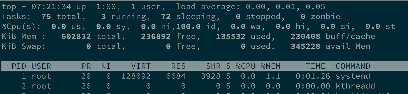 Top in Linux. Linux 的Top… | by 陳雁智(Marat Y. C. Chen) | Manjeaneer | Medium