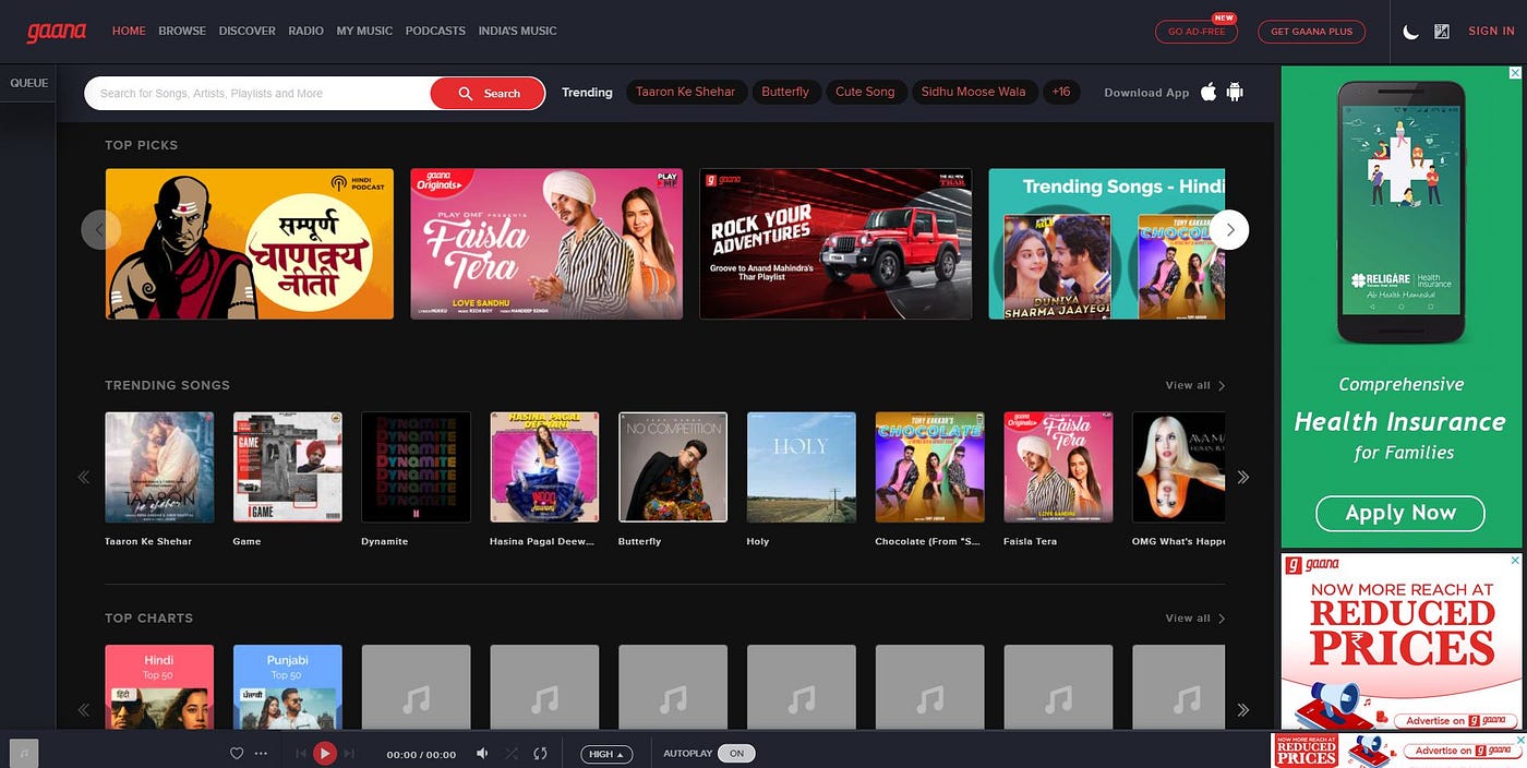 Spotify vs Gaana, my experience. My experience after using paid version ...