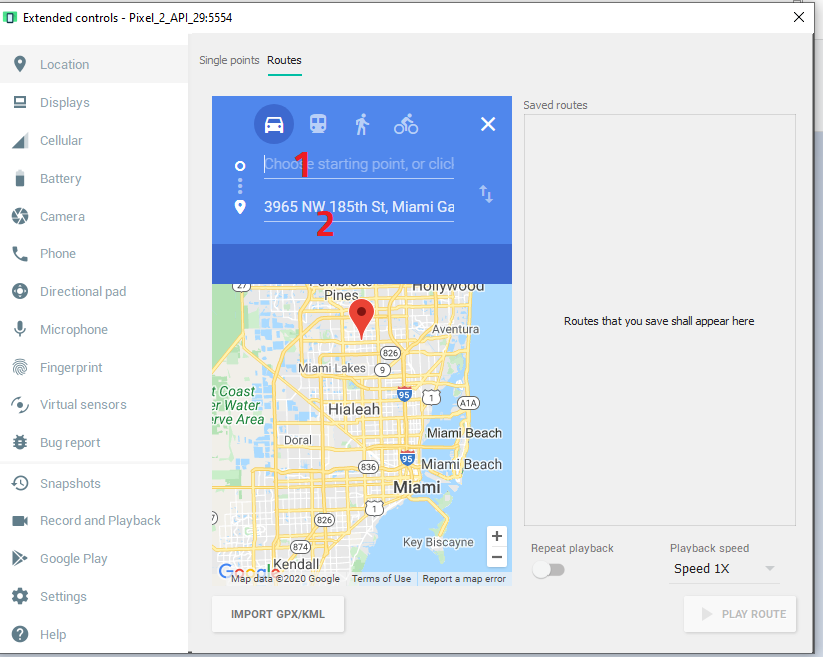 android studio developer options mock locations