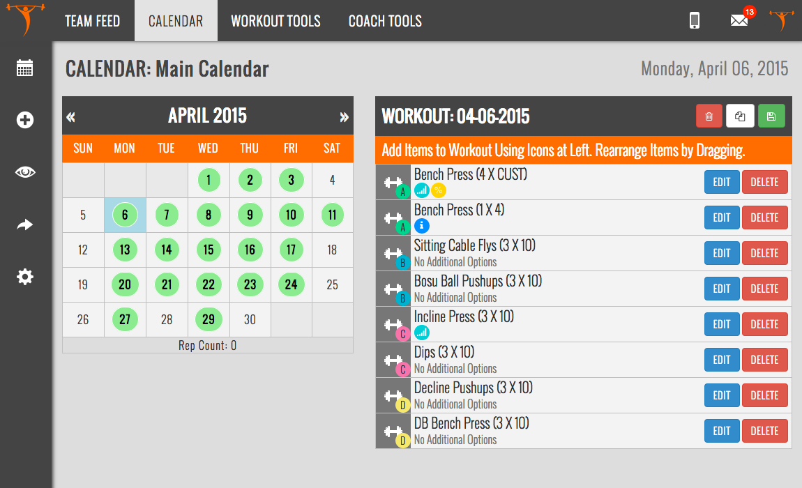 TeamBuildr The New Online Strength and Conditioning Software by