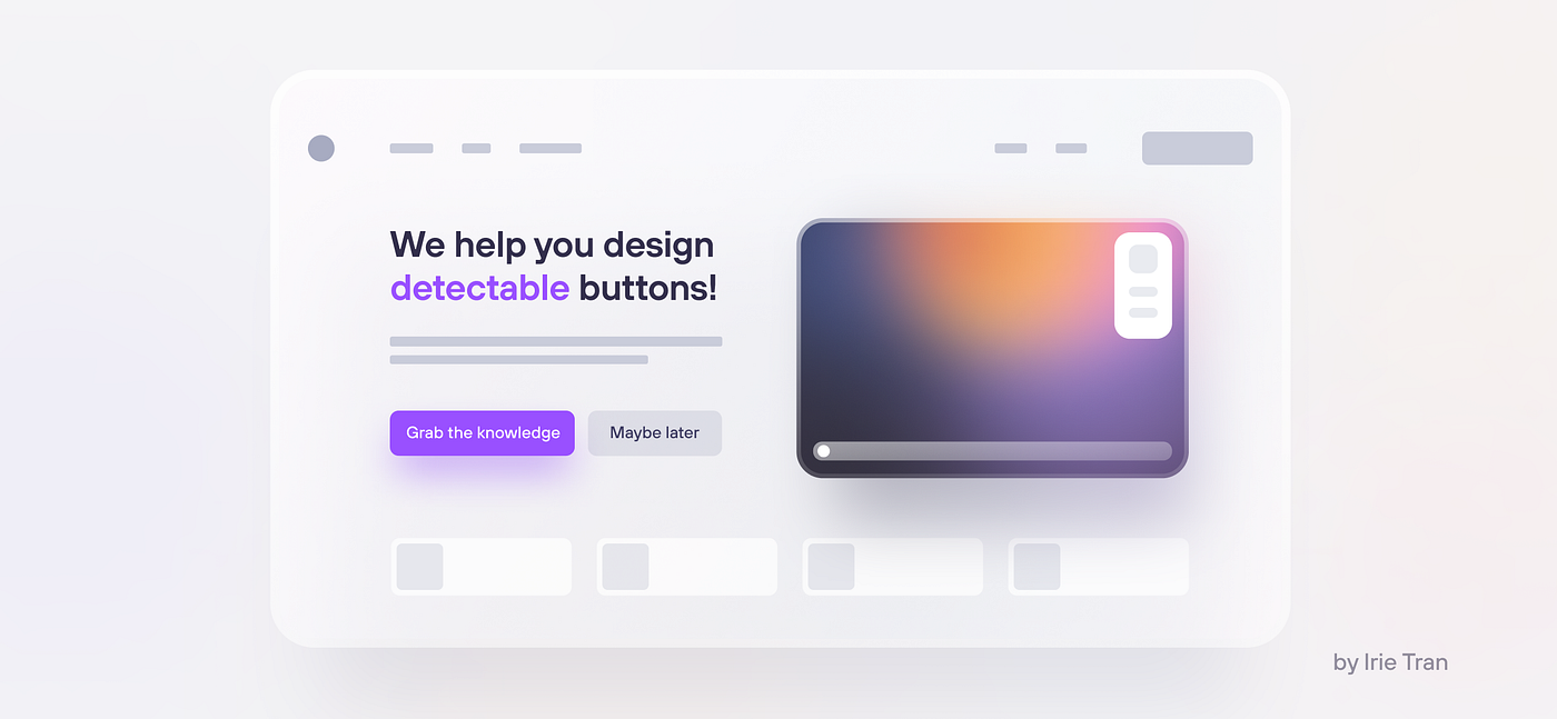 How to make a button enticing — Part 2 | by Irie Tran | onteractive ...