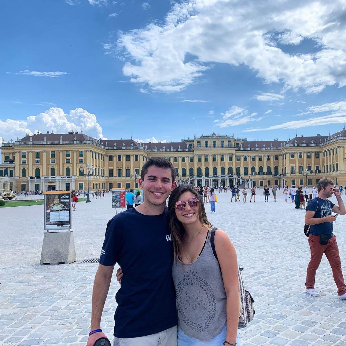 Belvadere Palace with Igna, one of my best friends that I met in Vienna!