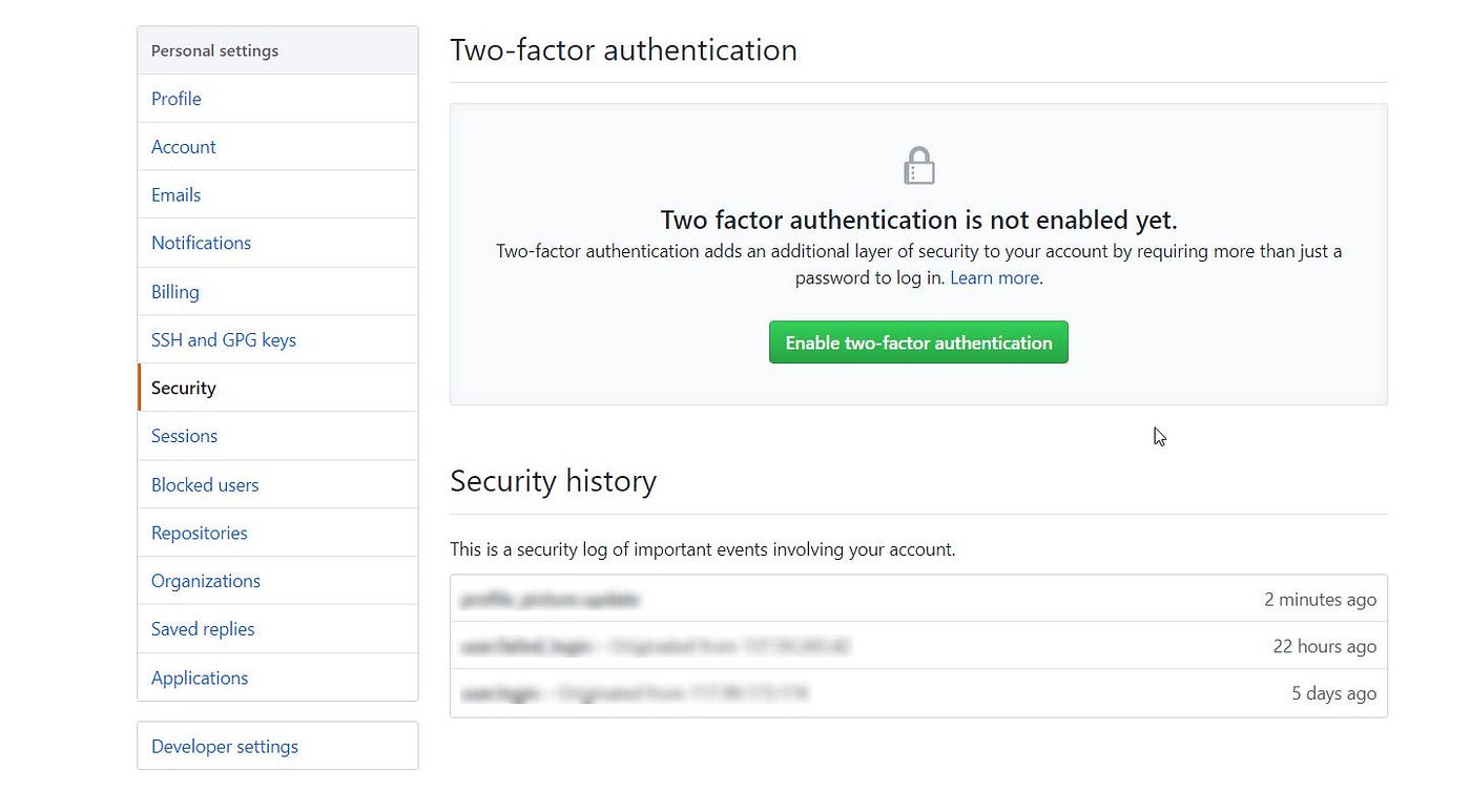 How To Secure Your GitHub Account with TOTP Authenticator | by Nitin ...