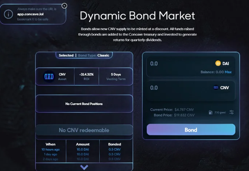 concave finance crypto