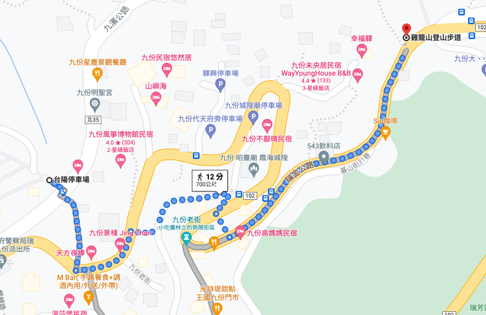 九份雞籠山夜景 Carl Medium