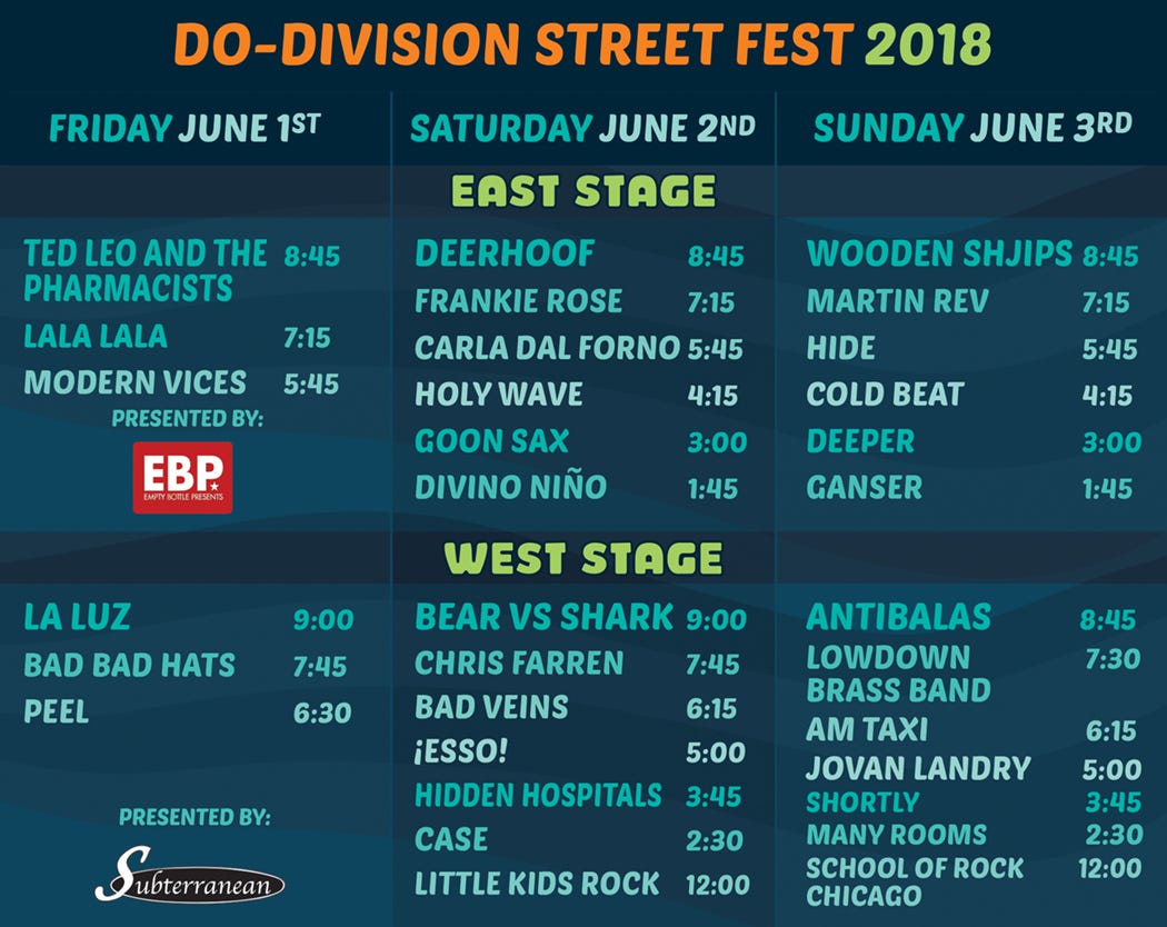 Do Division Fest 30 Bands To West Town This Weekend by Alisa