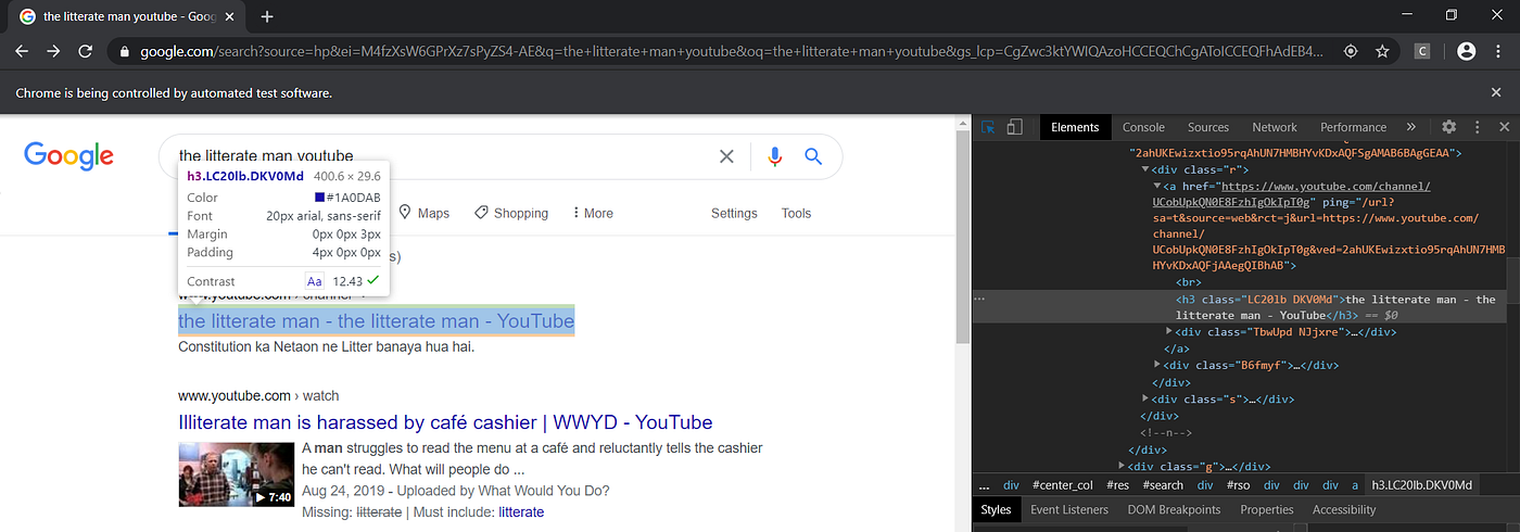Your 1st Google Search by Automation in Python | Medium