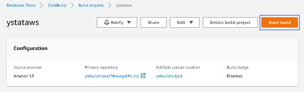 AWS CodeBuild Basic Walk Through. AWS CodeBuild is a fully managed ...