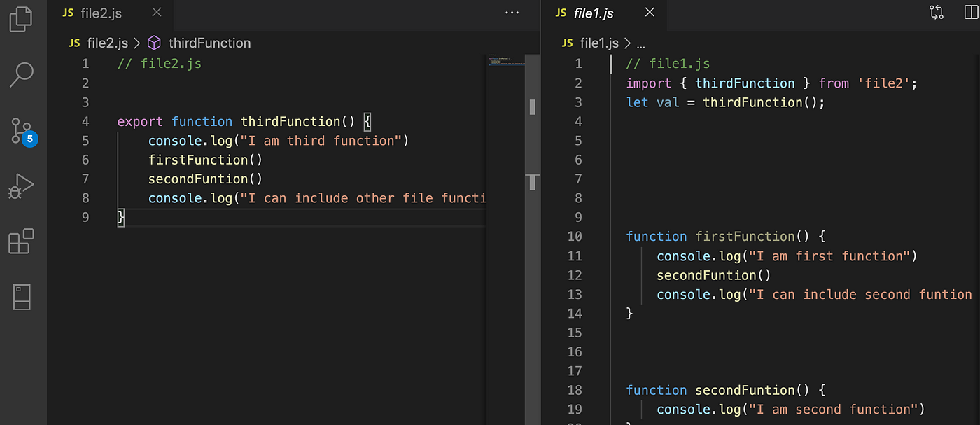 How to structure your JavaScript code into different files? | by Somaia ...