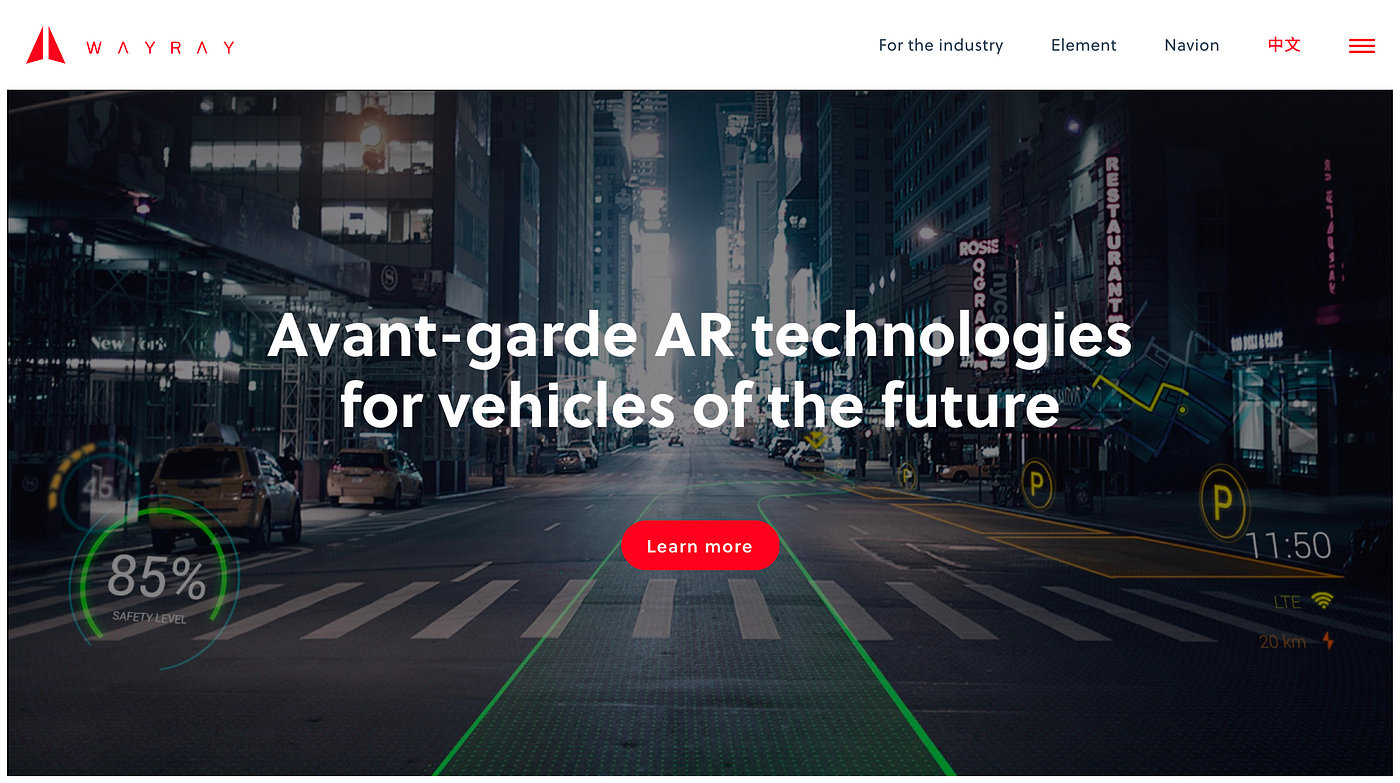 The Startup That's Putting the AR in Car: WayRay | by Rak Garg | Medium