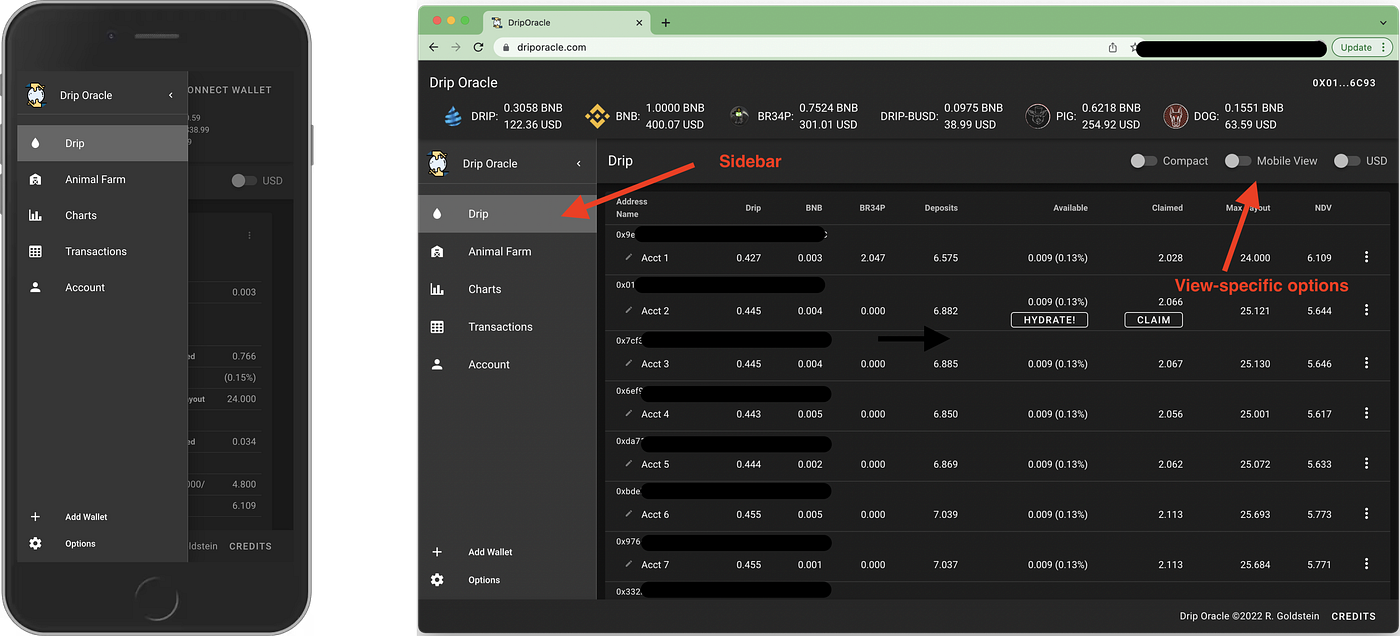 Introducing Drip Oracle The MultiWallet Dashboard for Drip by