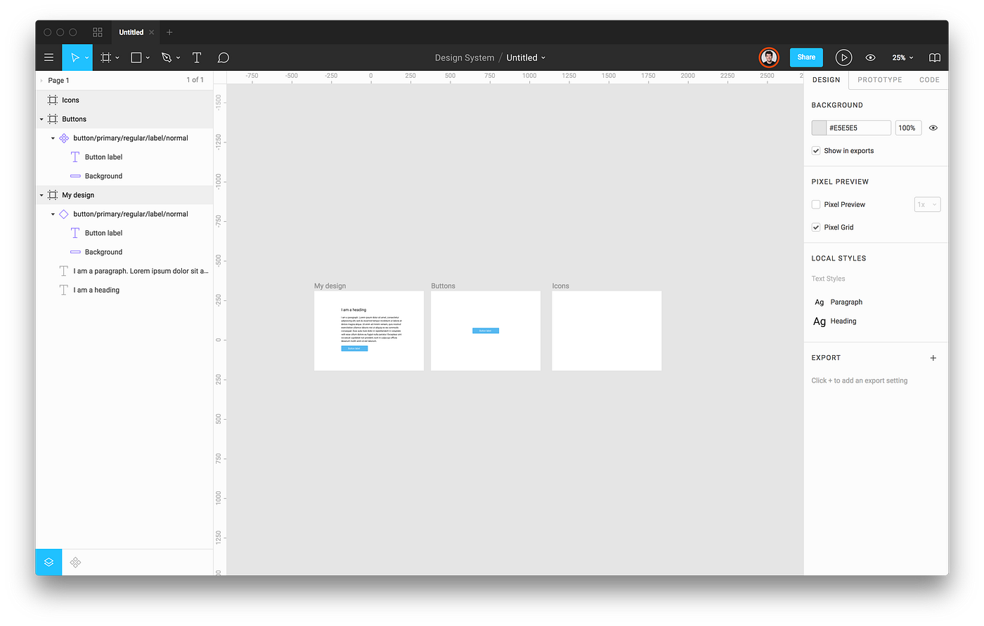 Creating A Design System In Figma Tutorial 1 By Johan Ronsse Medium