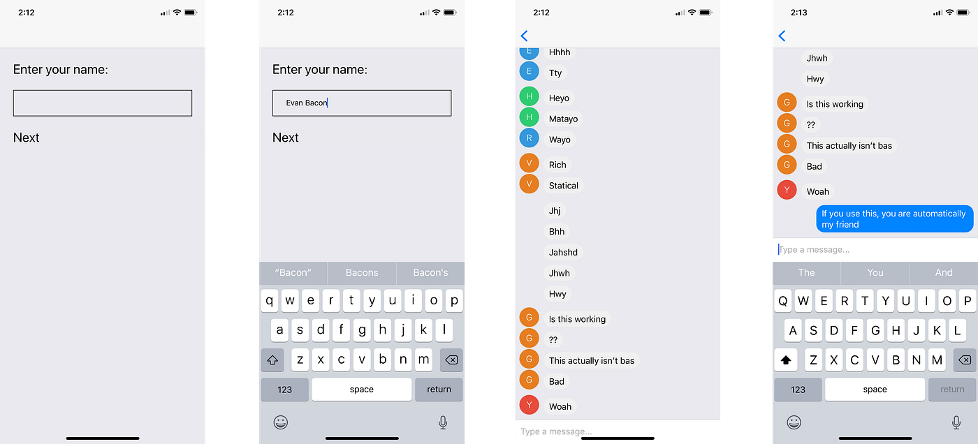 How To Build A Chat App With React Native | by Evan Bacon | Exposition