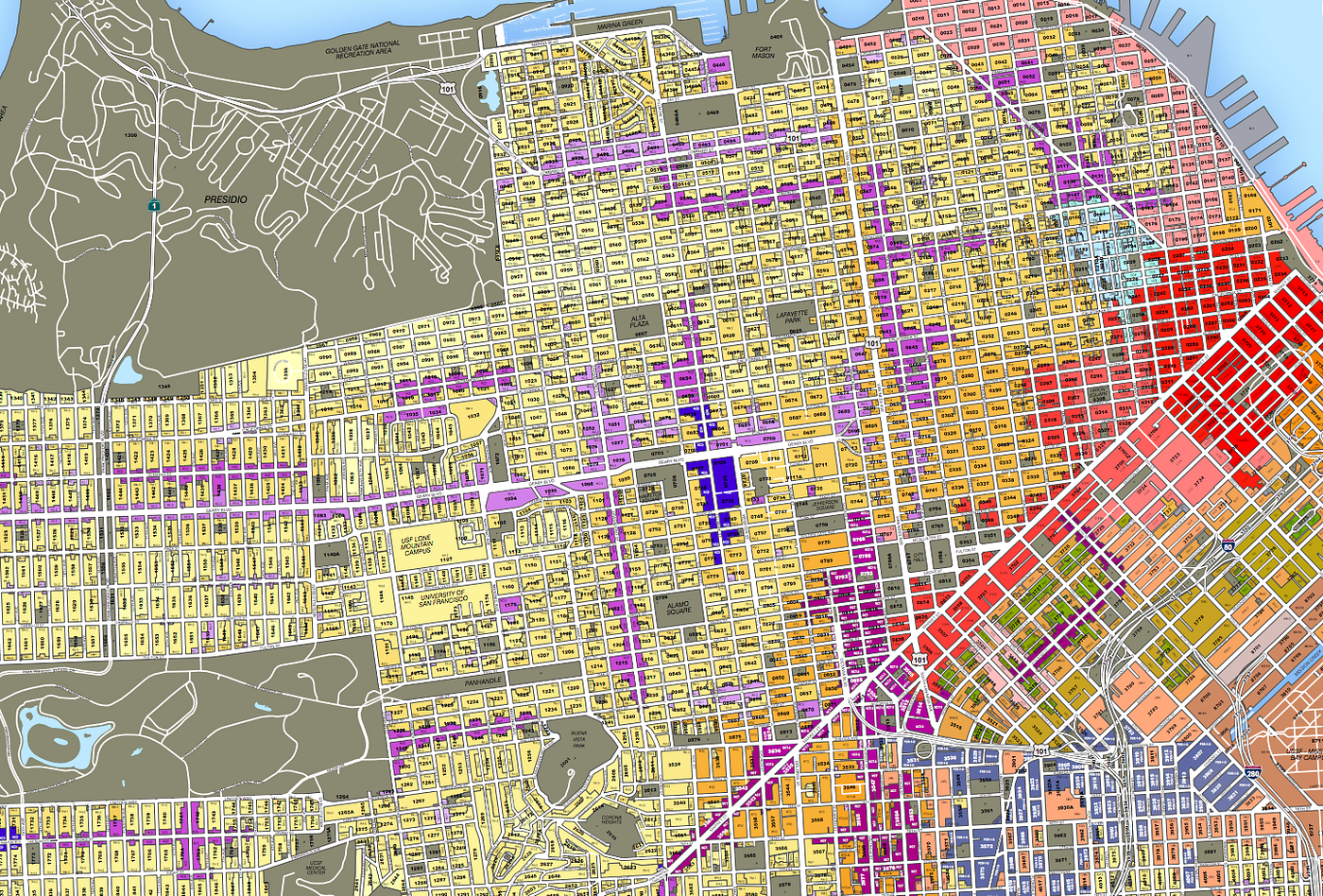 San Francisco Zoning Map Urban Design And The Perpetually Imperfect | By Jeremy Rose | Medium