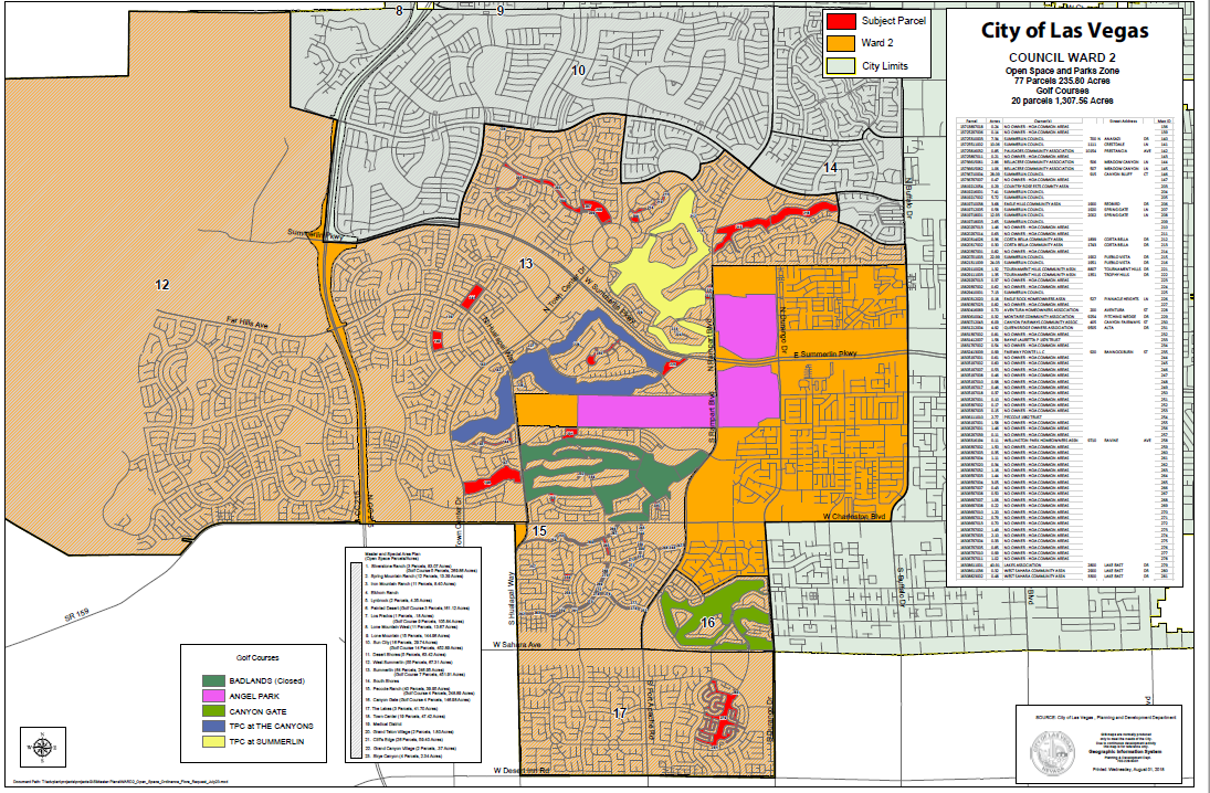 Las Vegas Ward Map Open Spaces Ordinance Under Consideration By The Las Vegas City Council |  By City Of Las Vegas | Medium
