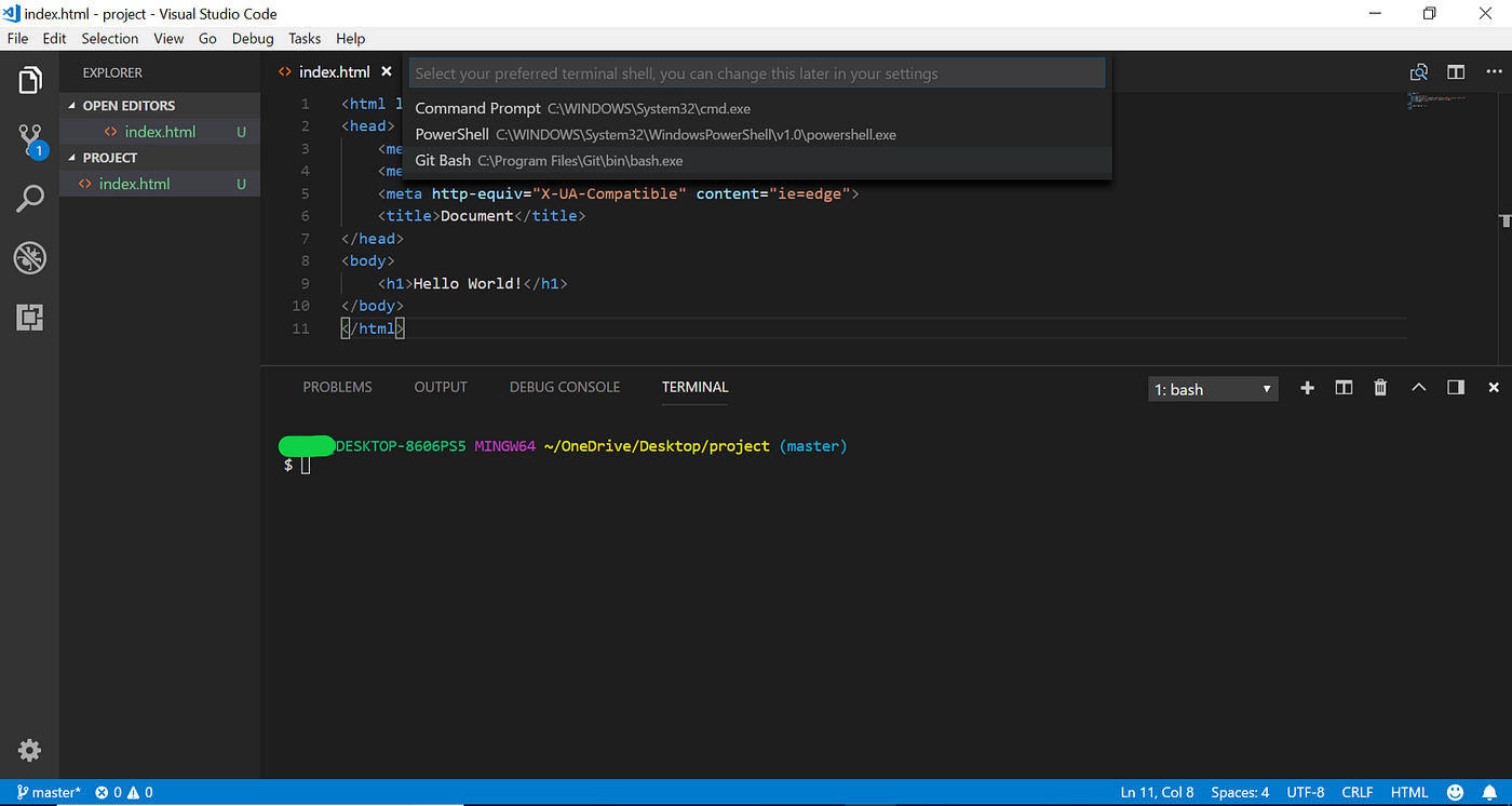 Deploy your projects on Github using Visual Studio Code and Git | by ...