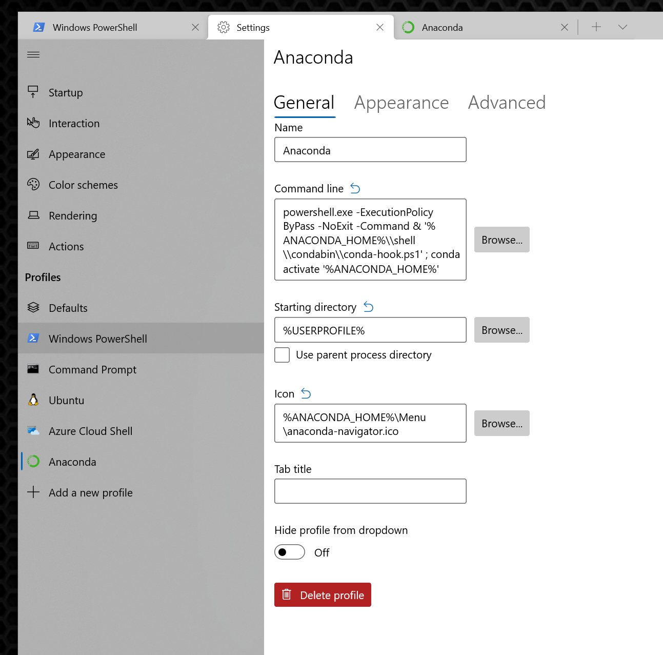 Anaconda on the Windows PowerShell | by Dimitri Papaioannou | Level Up  Coding