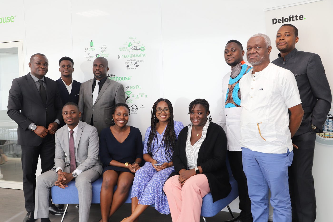 Power Africa facilitators Dallied Kien, Aminata Cisse, and Souleymane Boene at a training with CIE participants