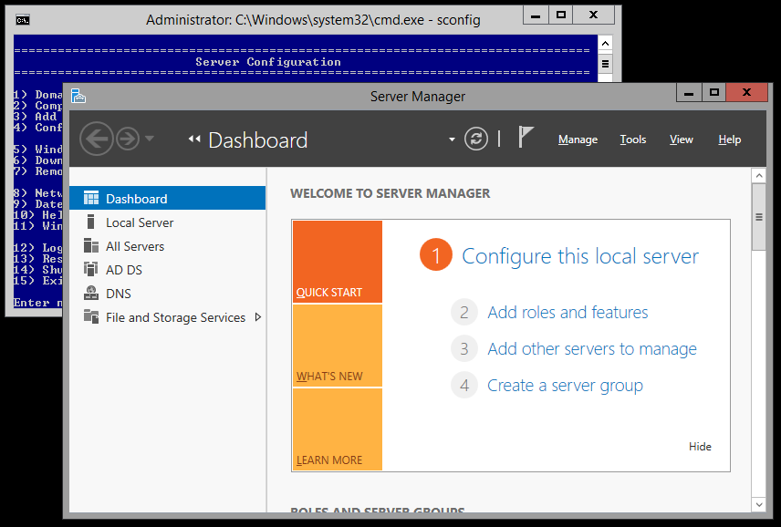 Got GUI? A Guide to Server Core 2012 R2's Minimal Interface | by Jenny Ng |  Tech Jobs Academy | Medium