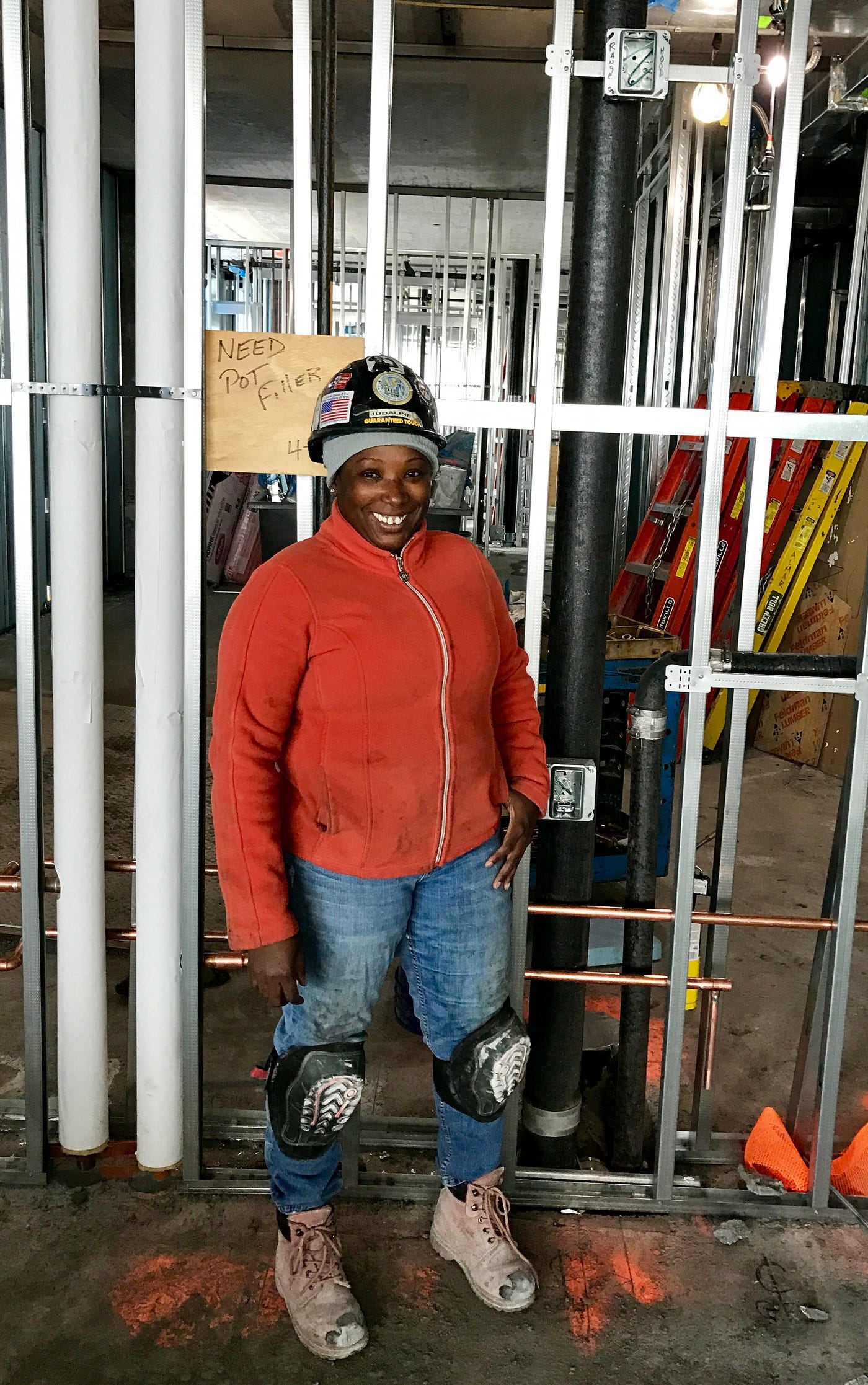 Meet Judaline Cassidy: A Plumber Who is Dominating the Trade in NYC | by  Trilby Beresford | Amy Poehler's Smart Girls