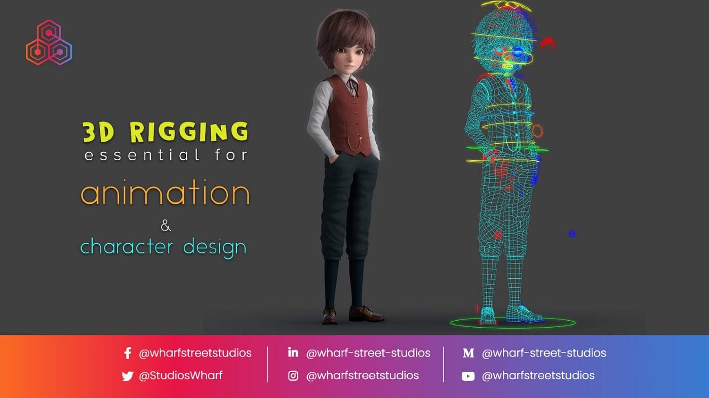 3D Rigging: Essential for Animation & Character Design | by Ayushi Jain |  WharfStreetStudios | Medium
