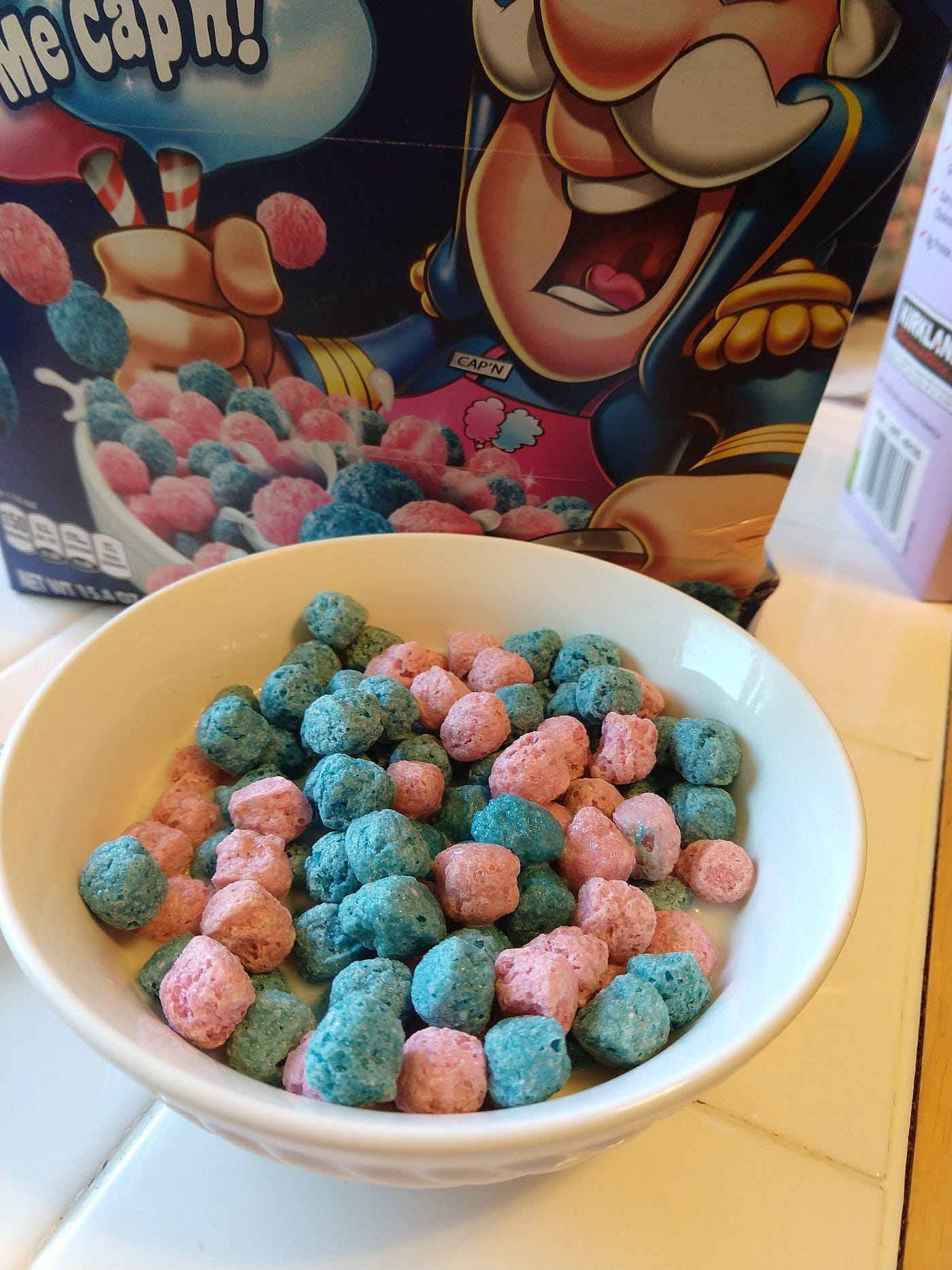 Snack Review: Captain Crunch's Cotton Candy Crunch Cereal | by Verity Aron  | Medium