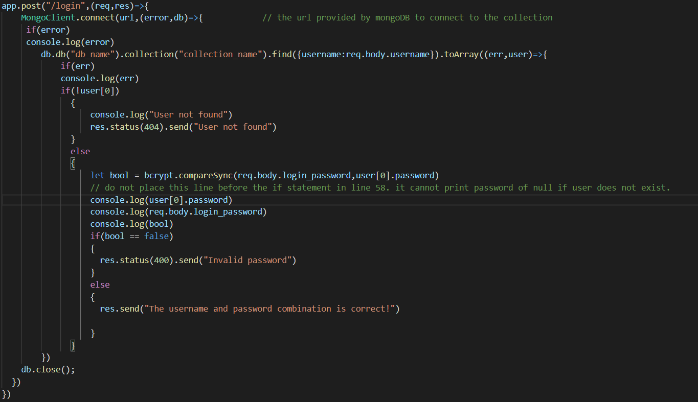 Using bcrypt to hash and compare passwords with Nodejs and MongoDB. | by  Avichal Gupta | Level Up Coding