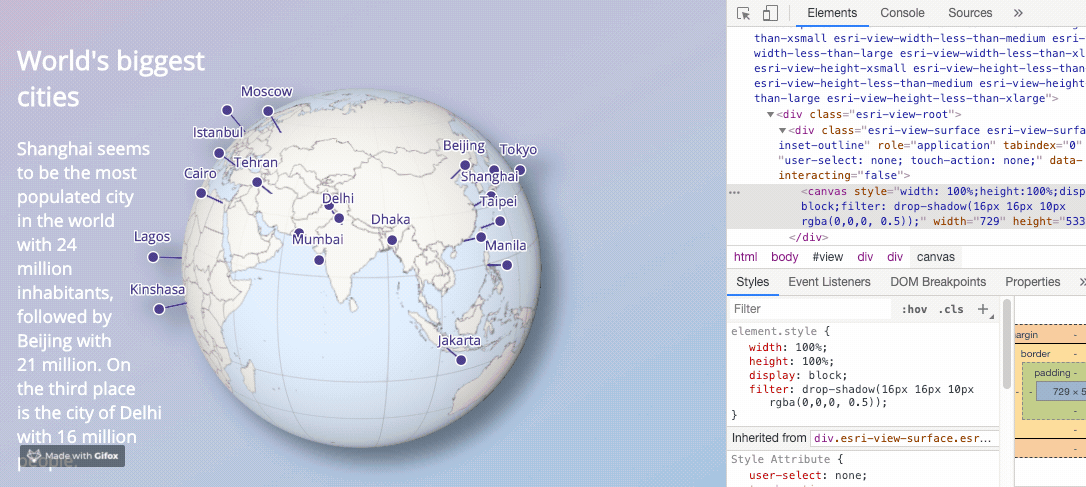 Fun CSS effects for web maps. Last year I started playing around with ...