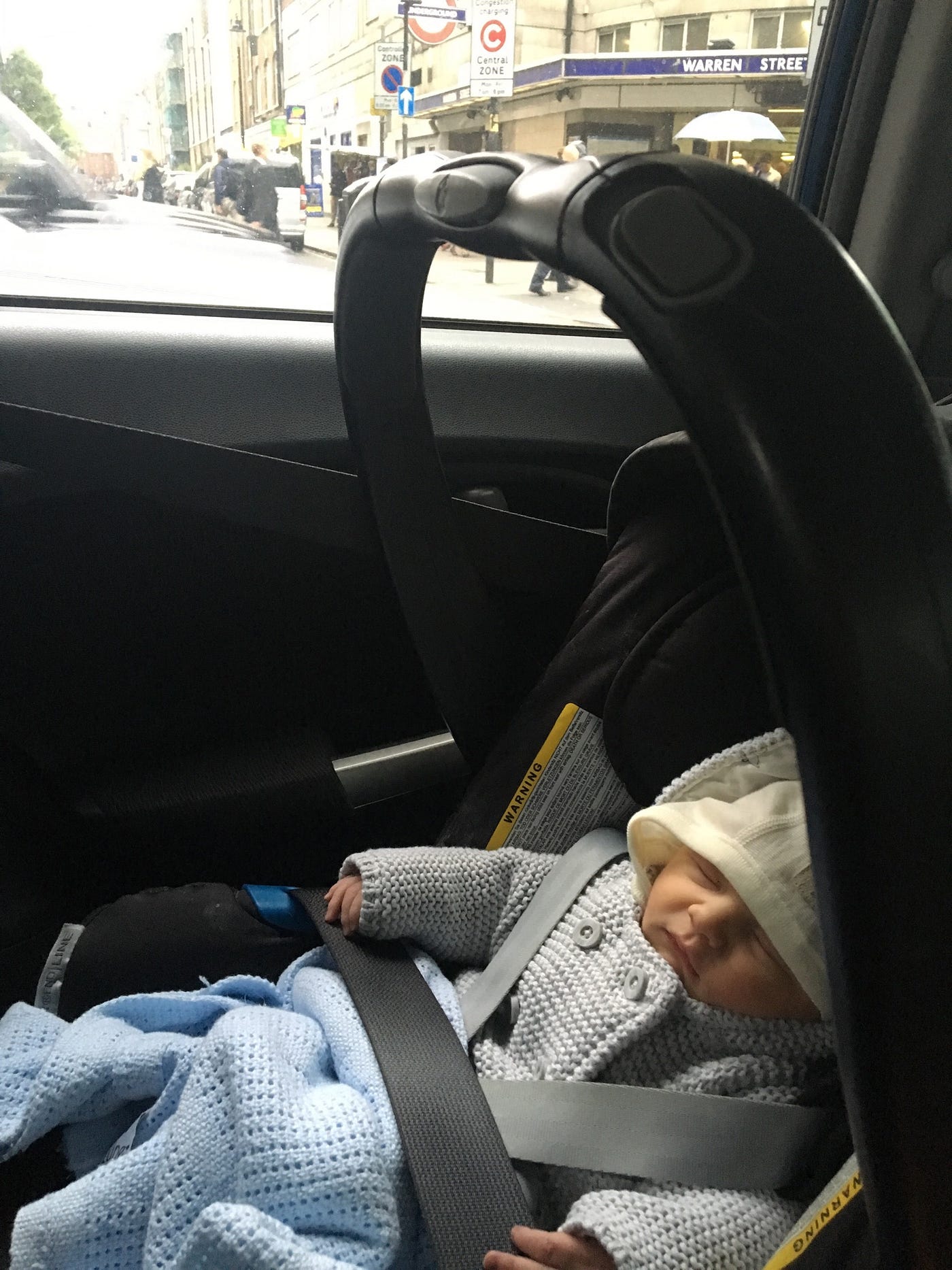 uber with an infant