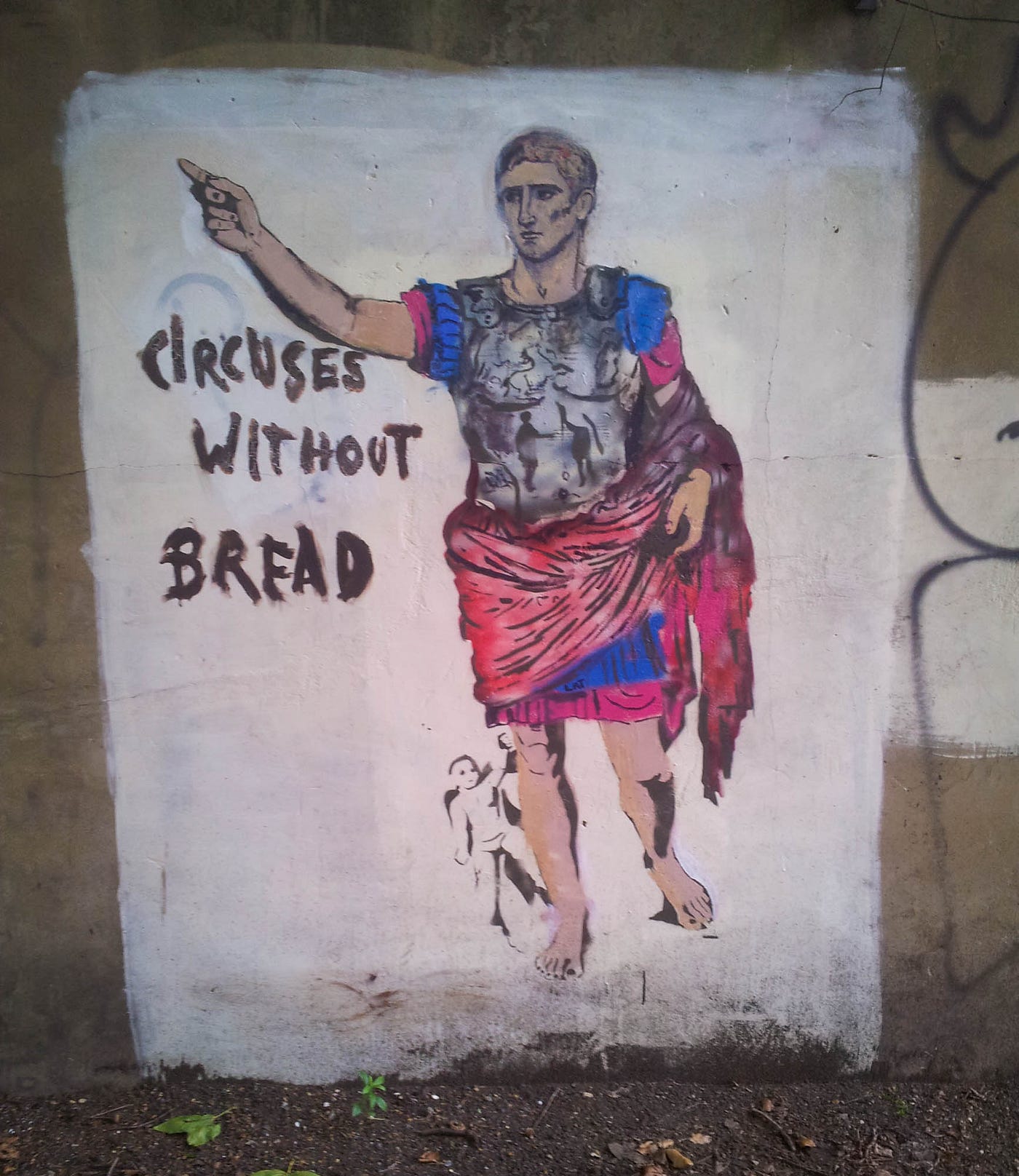 Bread and Circus time. The Roman Empire fell after a long slow… by H