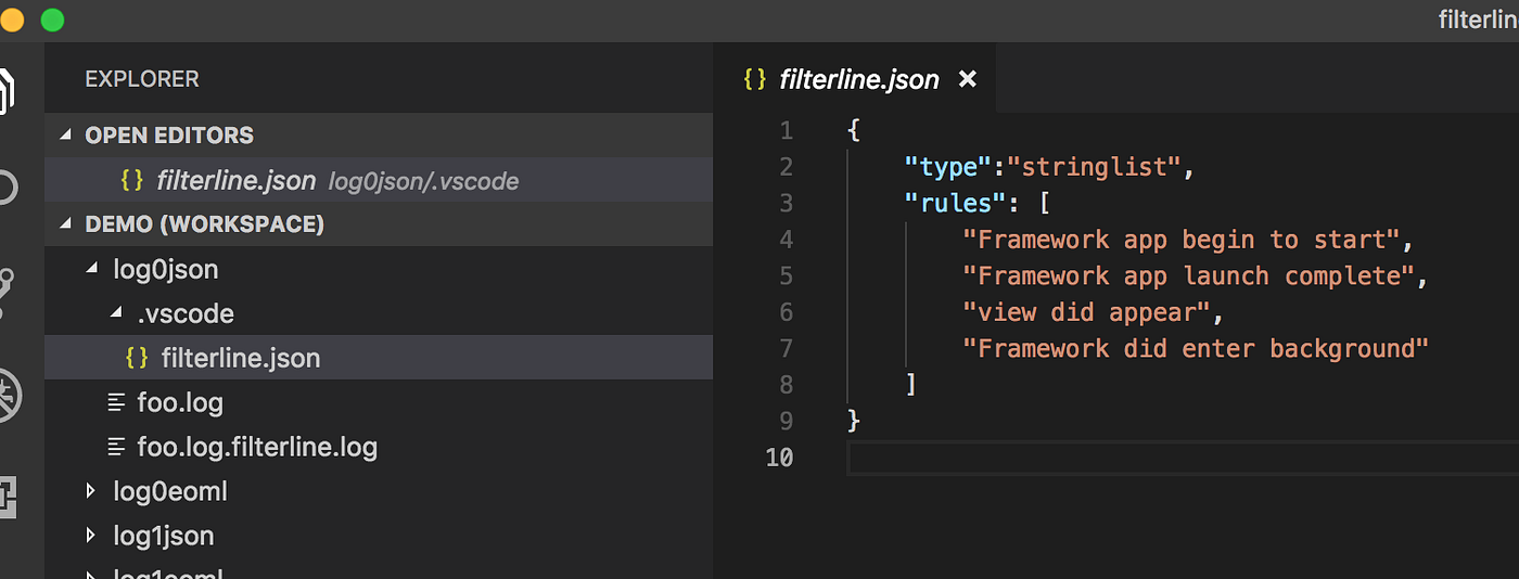 VSCode Extension Filter Line. As an app developer in a big company