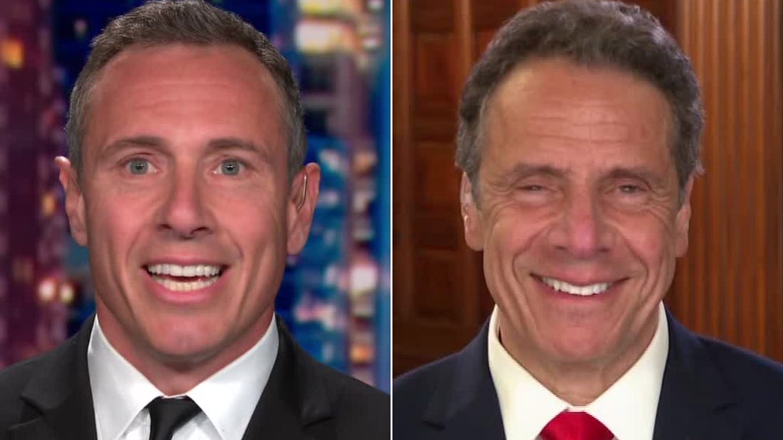 Chris and former Governor Andrew Cuomo