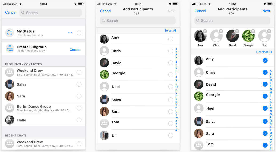 Creating WhatsApp Subgroups - UX Case Study | by Amanda Low | Medium