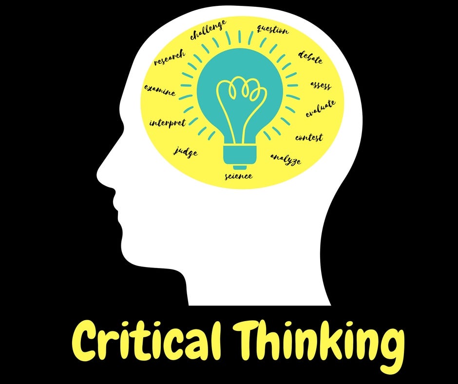 lack of critical thinking meaning