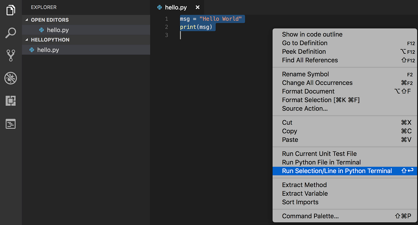 Python with Visual Studio Code on macOS | by Laxman Sahni | Medium