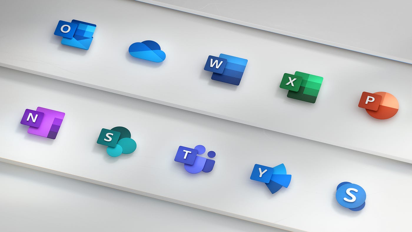 Redesigning the Office App Icons to Embrace a New World of Work | by Jon  Friedman | Microsoft Design | Medium
