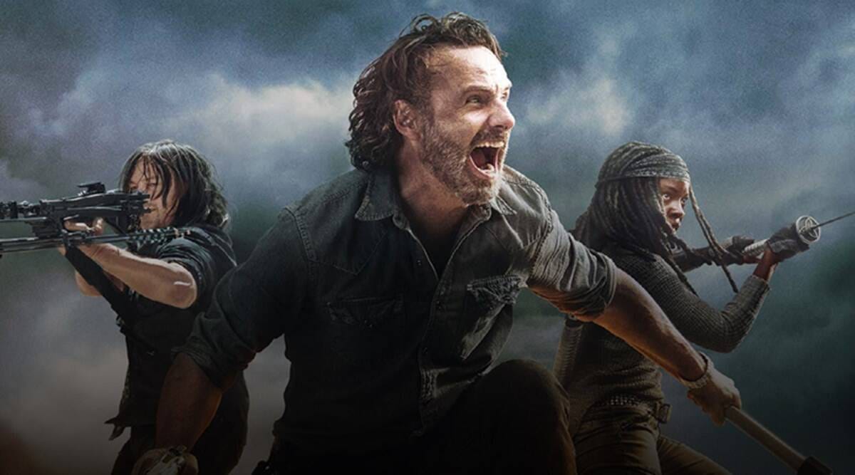The 3 main characters in “The Walking Dead”.