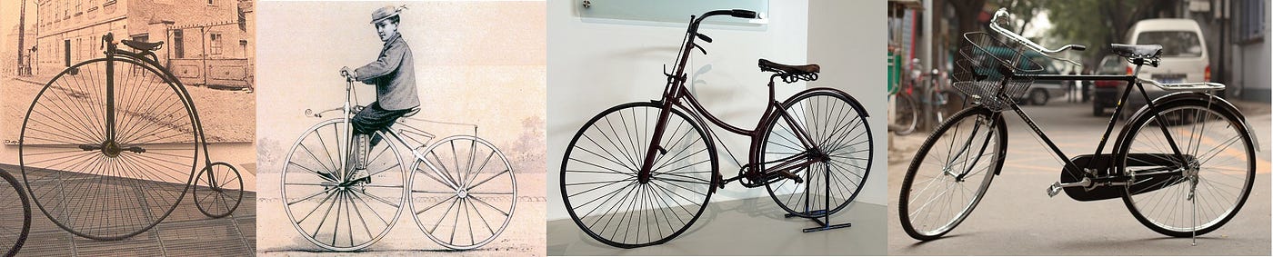 Bicycles through the ages, from the British penny farthing to the Chinese Flying Pigeon