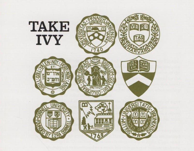 Everything About The Ivy League A Report On Campus Style By K P Block Medium
