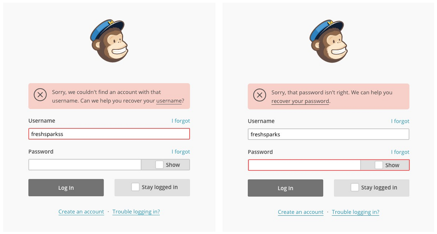 What to do with user mistakes. There is a lot of information about ...