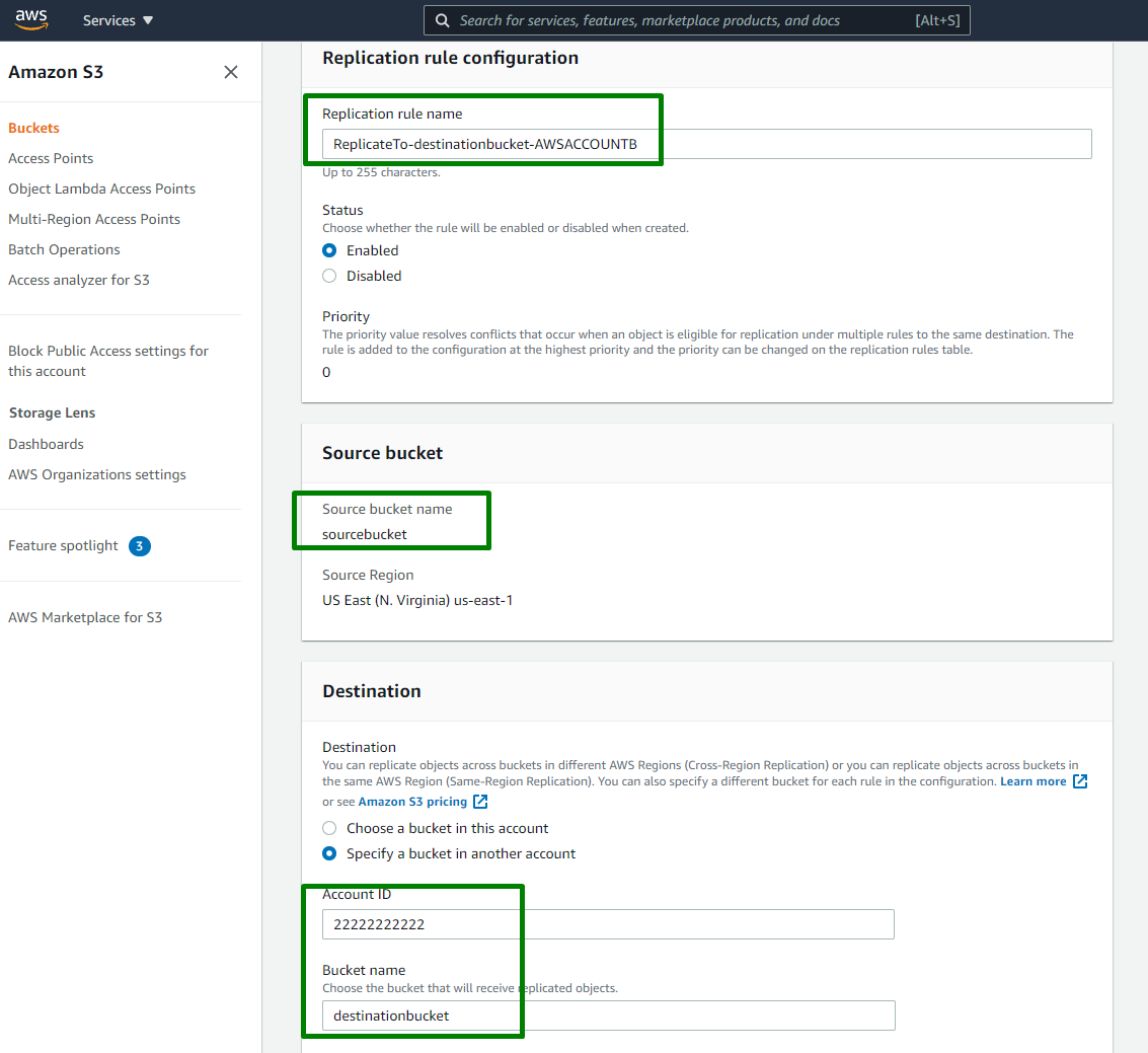 Aws S3 Bucket Replication Policy at Steven Steinbeck blog