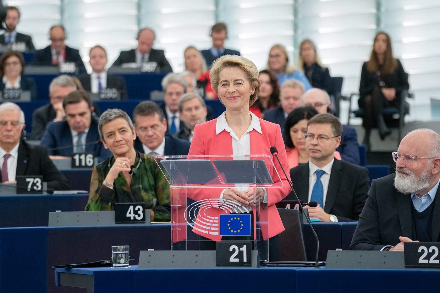 Ursula von der Leyen was elected European Commission President in July, 2019. Credit: European Parliament