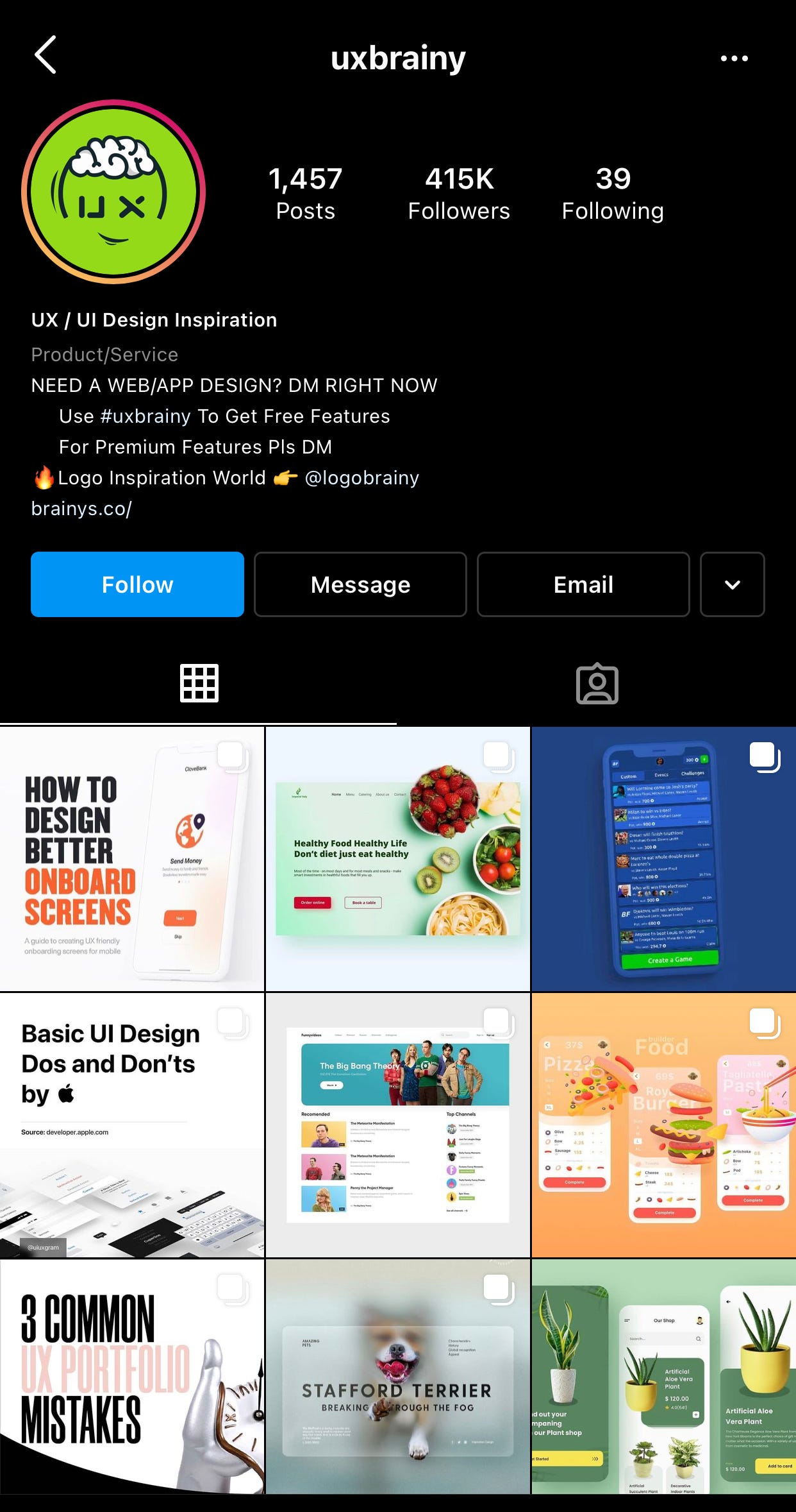 21 Most Followed Instagram Accounts For Ui Design Inspiration By Eva V Ux Planet 21 Most Followed Instagram Accounts For Ui Design Inspiration By Eva V Ux Planet