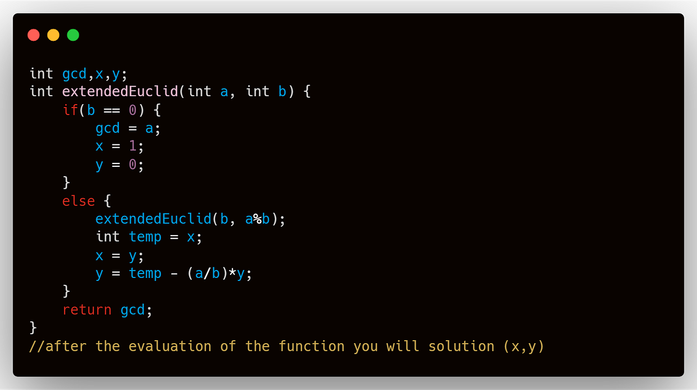 Number Theory-2. Euclidian theorem, Extended euclidian… | by Akshit ...