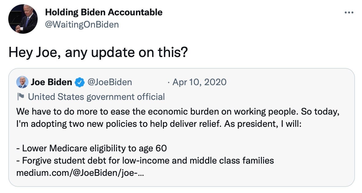 Why Joe Biden Is Unpopular, According To Joe Biden